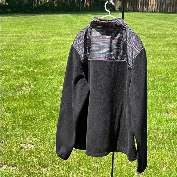 Fila Sport Women's Black Zip-up Fleece Jacket Size Large EUC - Picture 8 of 11